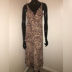 JONES NY V neck maxi dress
